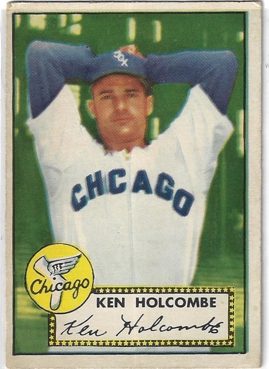 Ken Holcombe Vintage Collectible Baseball Card - 1952 Topps Baseball Card #95 (White Sox)