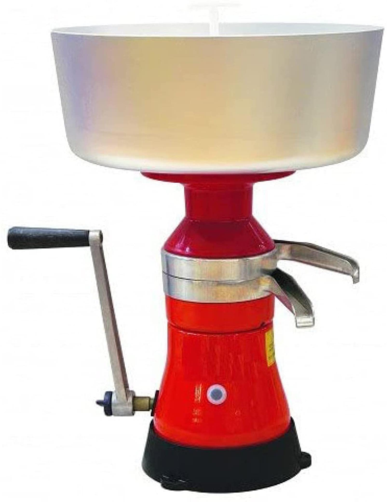 Separador manual de nata/Centrífuga de cocina/Máquina desgrasadora para convertir leche cruda o entera en nata y leche desnatada para leche de oveja, leche de cabra u otros productos lácteos