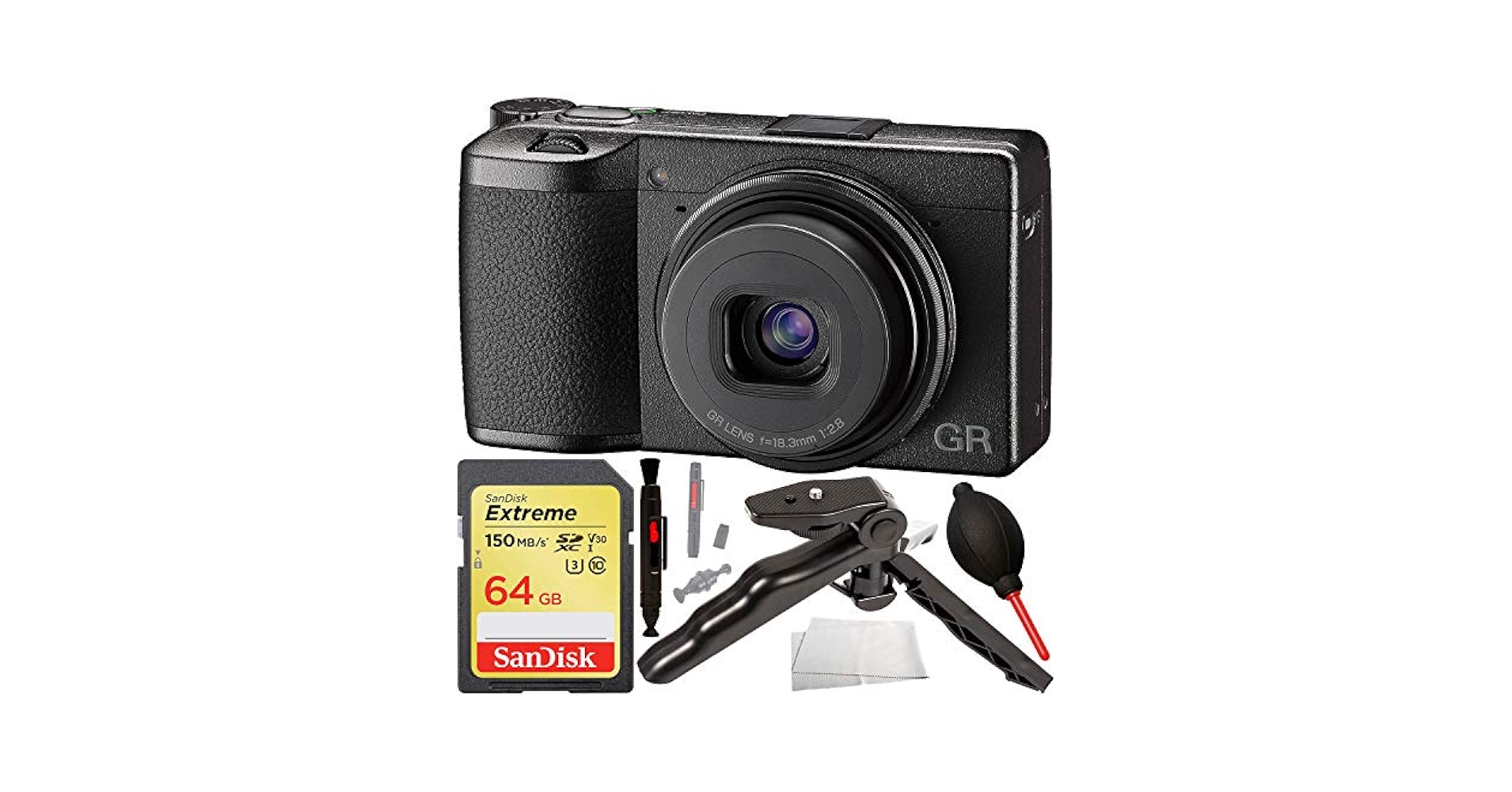 Amazon.com: Ricoh GR III 數位相機附入門配件套組– 包括