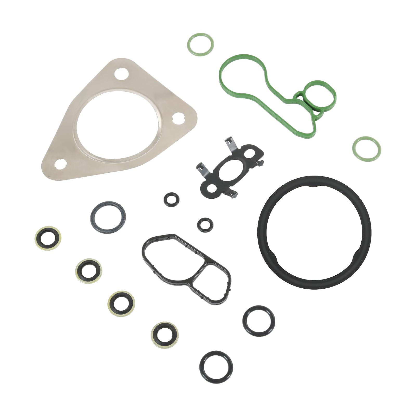Engine Oil Cooler Seal Kit - Compatible with Chevrolet Trax 2013-2021, Sonic 2012-2020, Cruze 2011-2016, Buick Encore 2013-2021