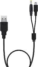 Mcbazel 2 in 1 USB Cavo di Ricarica per PSP 1000 2000 3000/PS3