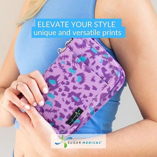 Miniatura 3 de Sugar Medical Estuche de suministro para diabetes  Productos para el cuidado de la diabetes  Estuche de viaje para suministros para diabéticos
