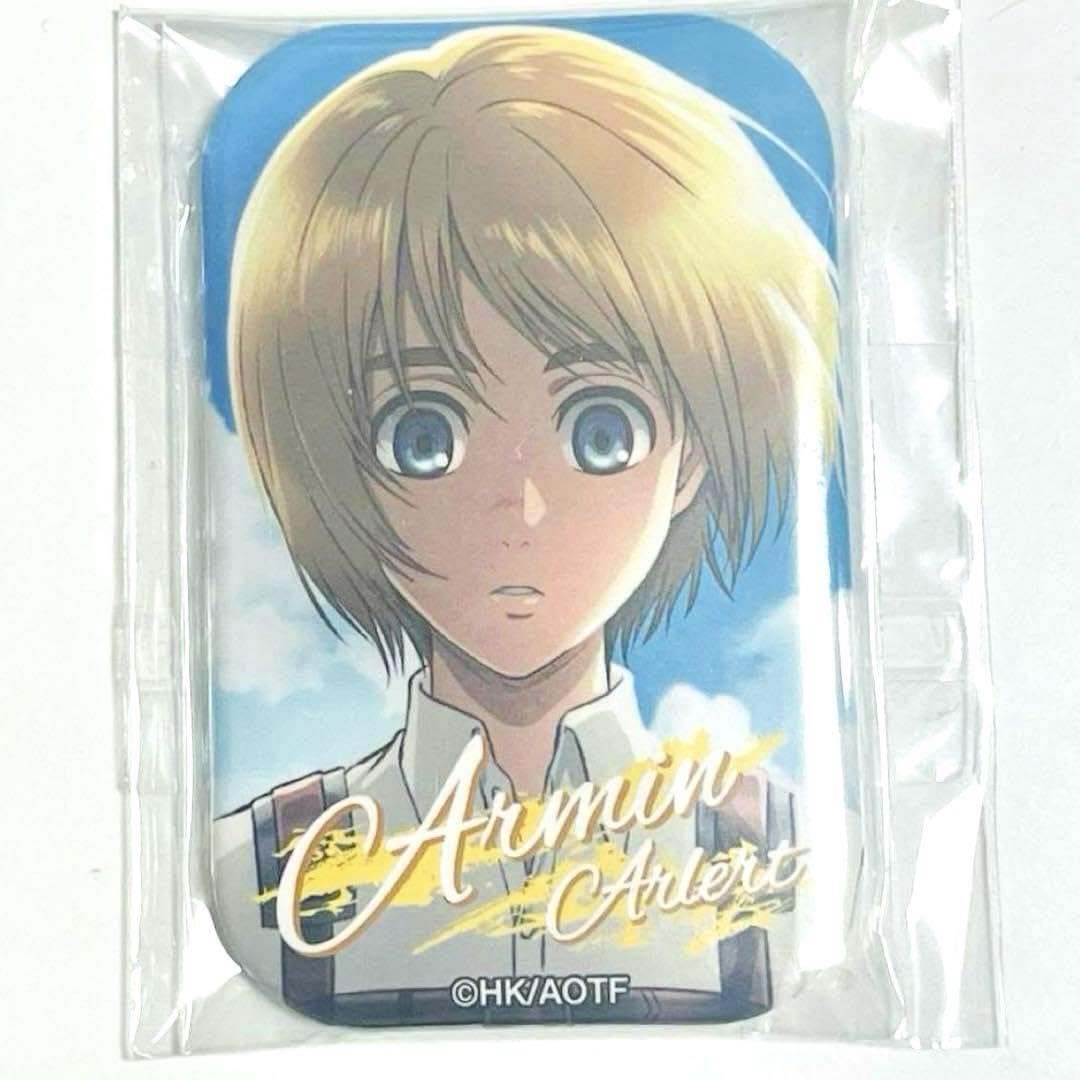 Amazon.co.jp: 進撃巨人 まるかく缶バッジ 海 アルミン エレン ミカサ 進撃の巨人 エレン まるかく缶バッジ 缶バッジ ホログラム缶バッジ 巨人祭