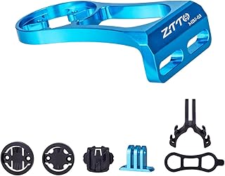 STENUA Front Bike Computer Mount - Cycling Bike Computer GPS Out Front Mount Holder,Sport Camera Bicycle Light Mount Holder, Mountain Road Bike Extended Combo Mount