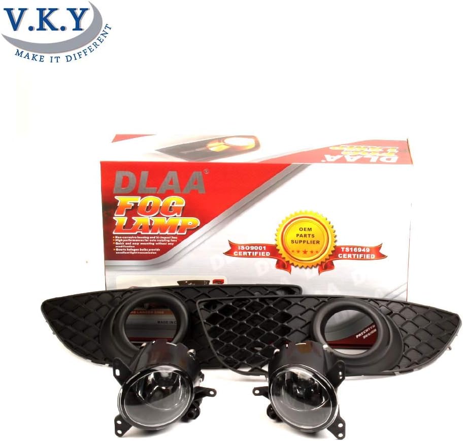 Fog Light H11 For Mitsubish Lancer Lancer-ex 08-13 Front Bumper Grille Driving Fog Lamp With Wiring Harness Switch Kit