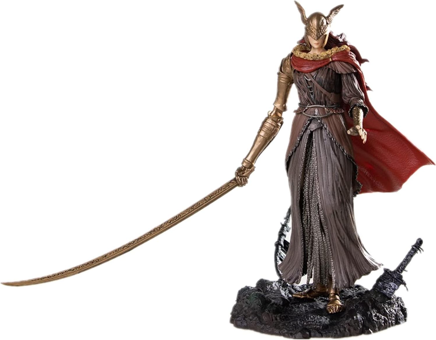 REOZIGN Malenia Figure, 24cm / 9.4inch Malenia PVC Figure Statue Anime Cartoon Sculpture for Game Fans