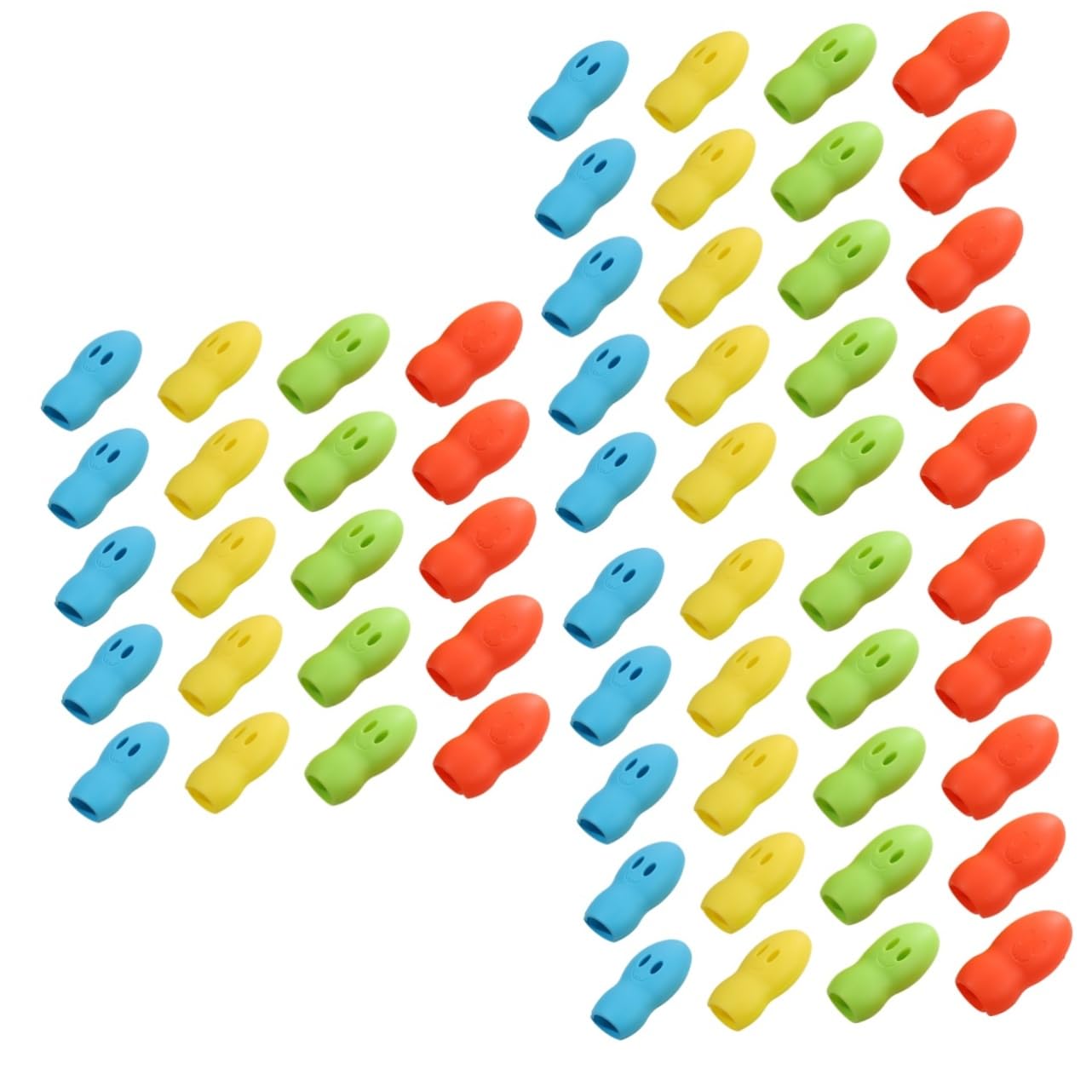 3 Series Cubierta De La Cabeza del Cepillo De Protector De Cepillo De Portátil Pequeño Cubrir Cubierta De Gel De Sílice Color Aleatorio 20 Piezas*3