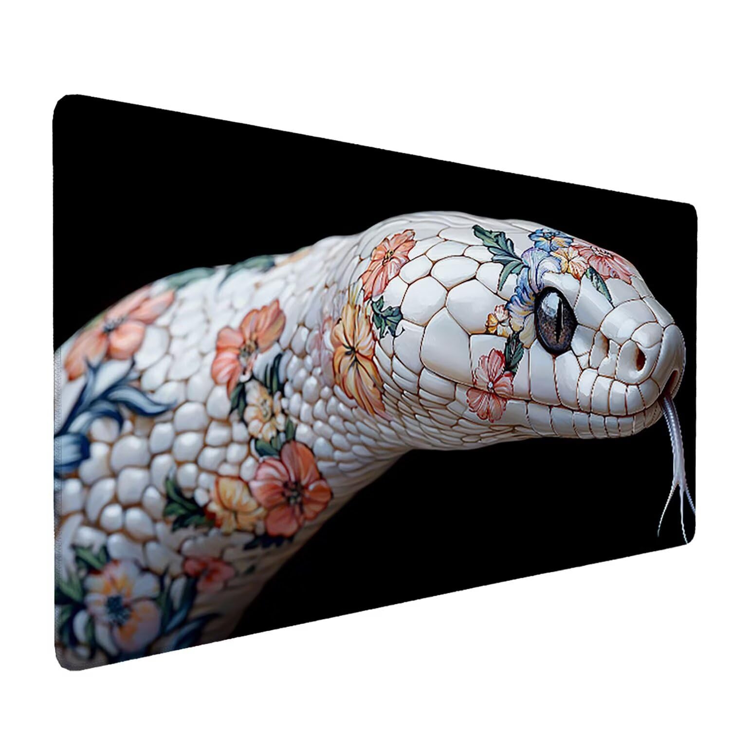 Podkładka pod mysz do gier, 1600 x 800 mm, XXL, duża gamingowa podkładka pod mysz, wodoodporna podkładka pod mysz, długa podkładka na biurko z przeszytymi krawędziami, mata na biurko z gumową podstawą