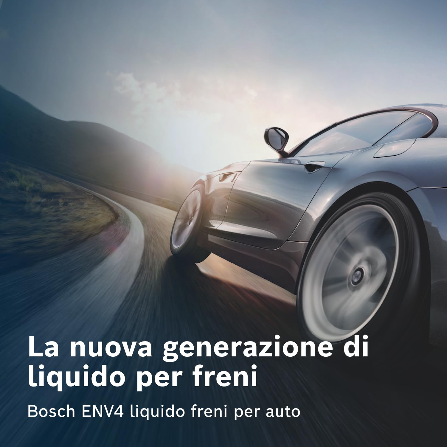 Liquido Freni Bosch ENV4, 1 L – Per tutti i veicoli moderni con freni ABS e ESP – Qualità Bosch – Compatibile con DOT 3, 4 e 4 HP/LV