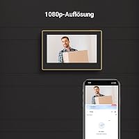 EZVIZ CP2 WiFi Ajtókamera 4,3" Színes Kijelzővel - 1080p Vezeték Nélküli Videós Kaputelefon 146° Látószöggel, 2200 mAh Akkumulátorral, Arany 4