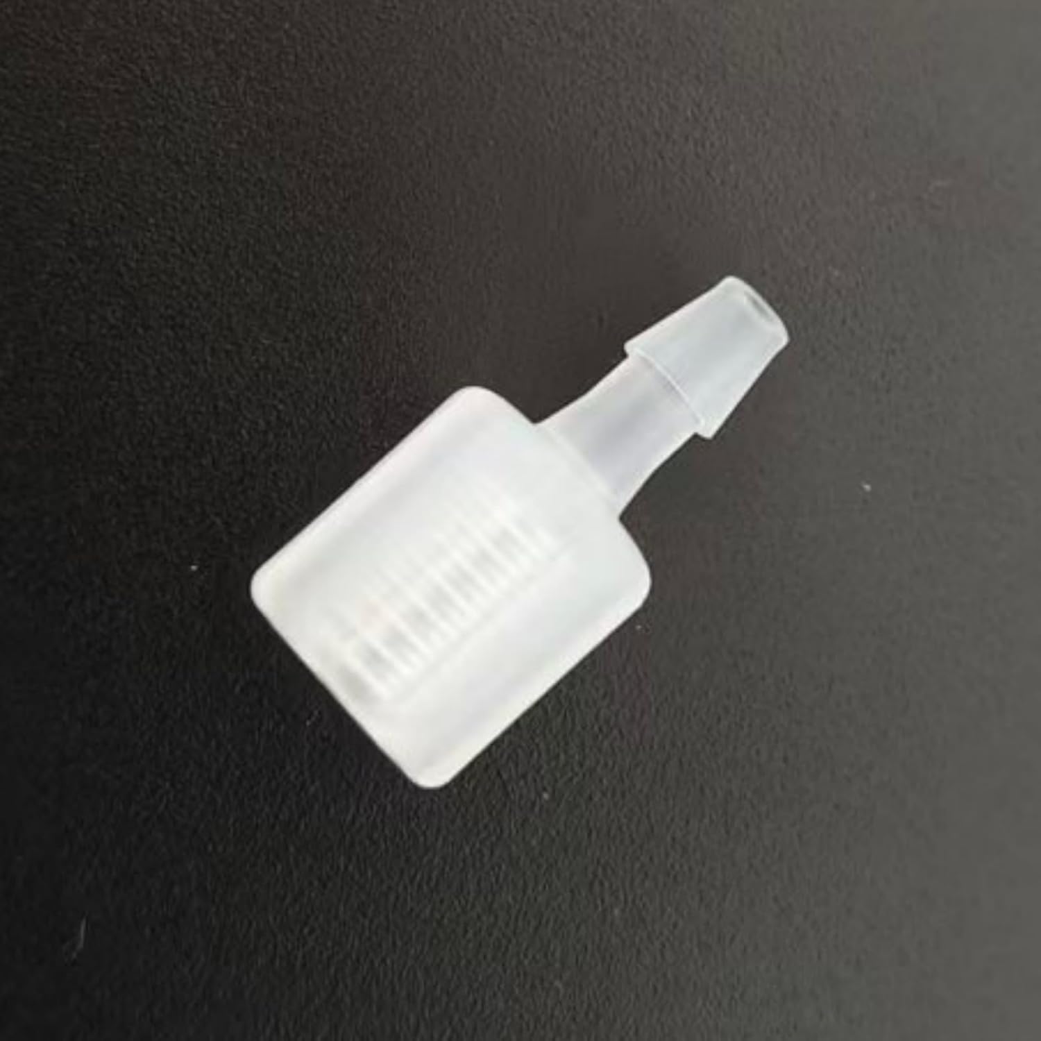 Plastic Female Threaded Straight Adapter for Food Machinery Laboratory Biochemical Analysis Instruments Bulk Clear PP 100 Pack (1/8'' Barbed to M6 Thread)