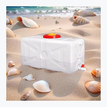 Water Storage Durable Portable Water Bucket Plastic Containers Household Water Storage for Easy Storage and Convenient for Camping Hiking RV Self-Driving Ultimate Outdoor CampingSize110L