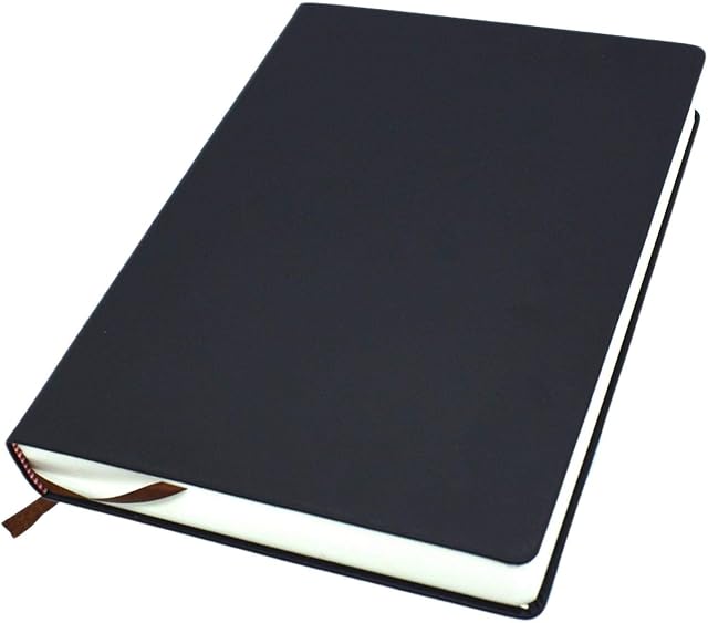MOVKZACV Notebook School Stationery A4 A5 A6 For Students 660 Sheets Home Office Diary Sketchbook PU Leather Soft Cover Weekly Planner Blank Pages Business Gift Journal Super Thick