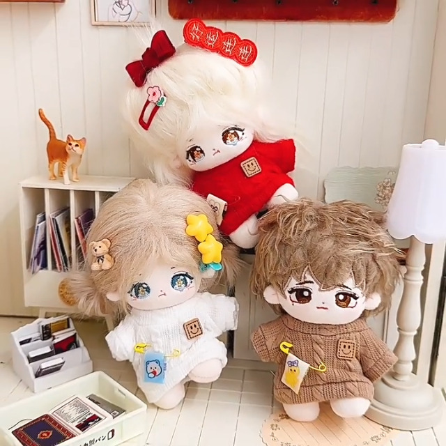 em　ぬい服　10cm ぬい服 小さめ 約 10cm 11cm ぷちニット ver.3 トップス ニット