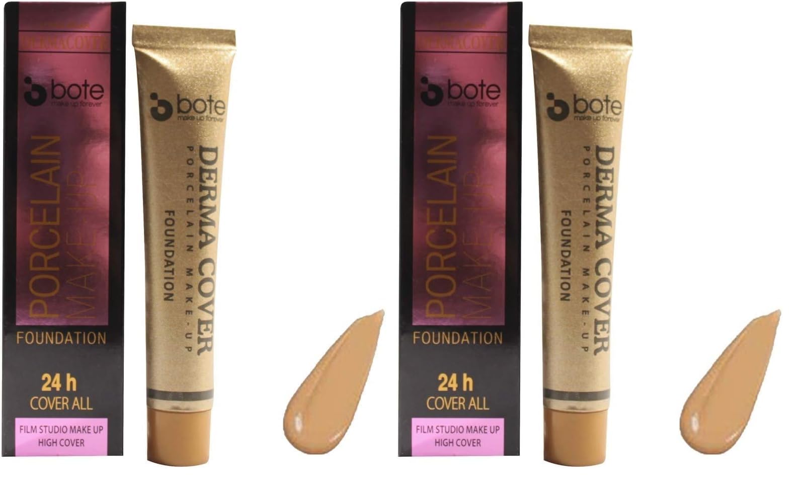 Bote Makeup Derma Cover Foundation 02 (2 paketi)