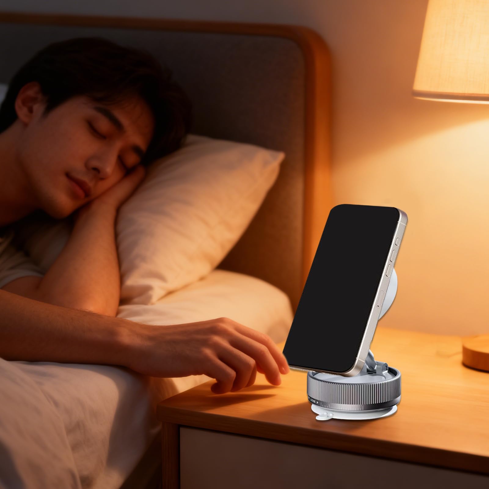 Generico Supporto Telefono Auto Magnetico Accessorio Smartphone con Magnete | Supporto Telefono per Auto Versatile per Guida Palestra Camera Ufficio Cucina Viaggio