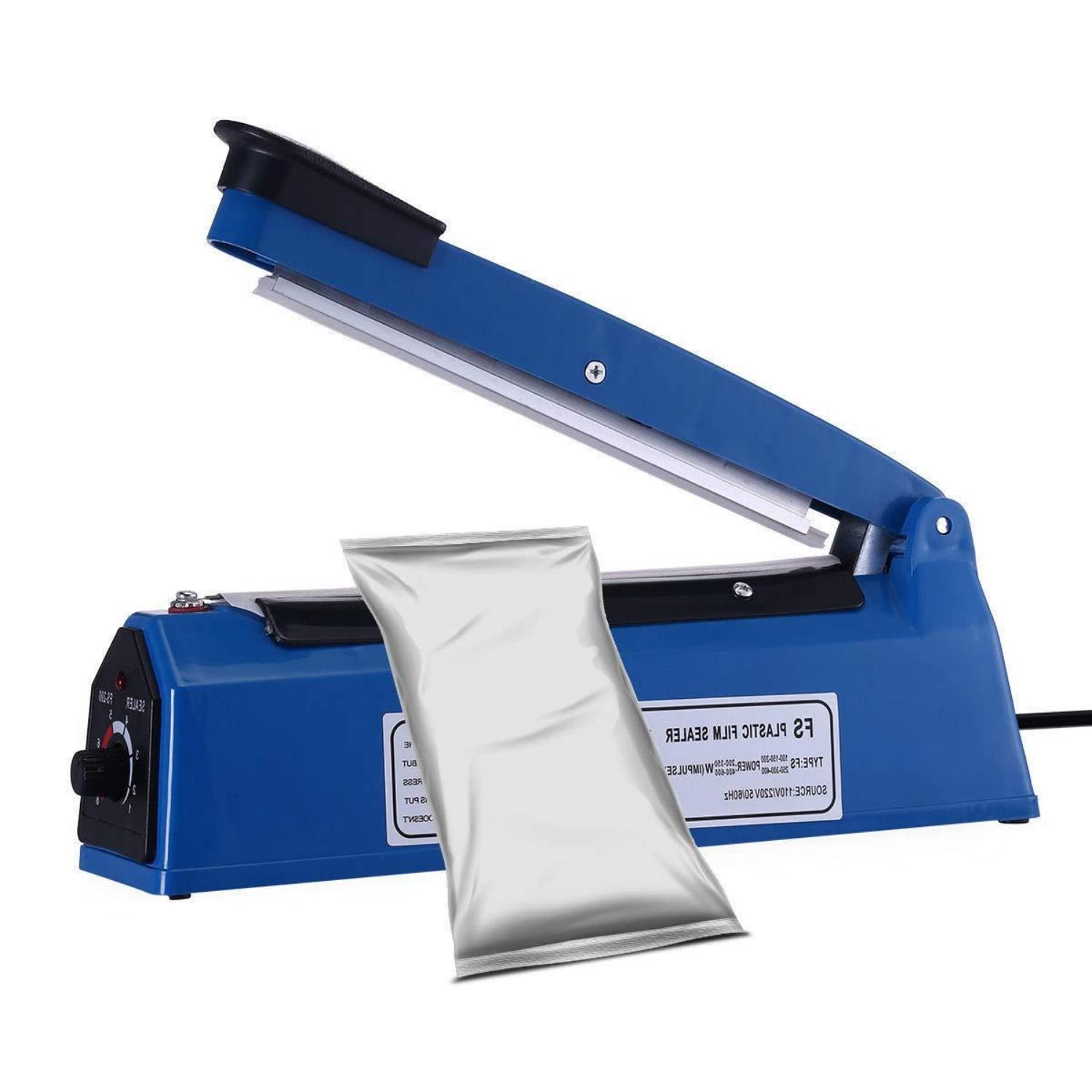 SKADIOO Sealing Machine, 10 Inch 1 Year Warranty, 2 Element Plastic Packing Machine, Plastic Bag Sealing Machine, Heat Sealer Machine, Plastic Sealing Machine, Vacuum sealing machine, (Blue) (B09MW1HFZ3) Amazon Price History, Amazon Price Tracker