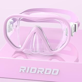 Taucherbrille Kinder, 180° HD Panorama, Anti-Nebel & Leck-Proof Schwimmbrille, geeignet für Kinder im Alter von 4-16 Jahren