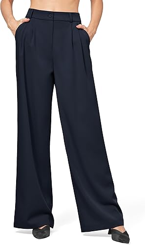 Willit Women's Work Pants Wide Leg Dress Pants High Waisted Casual Slacks Busine