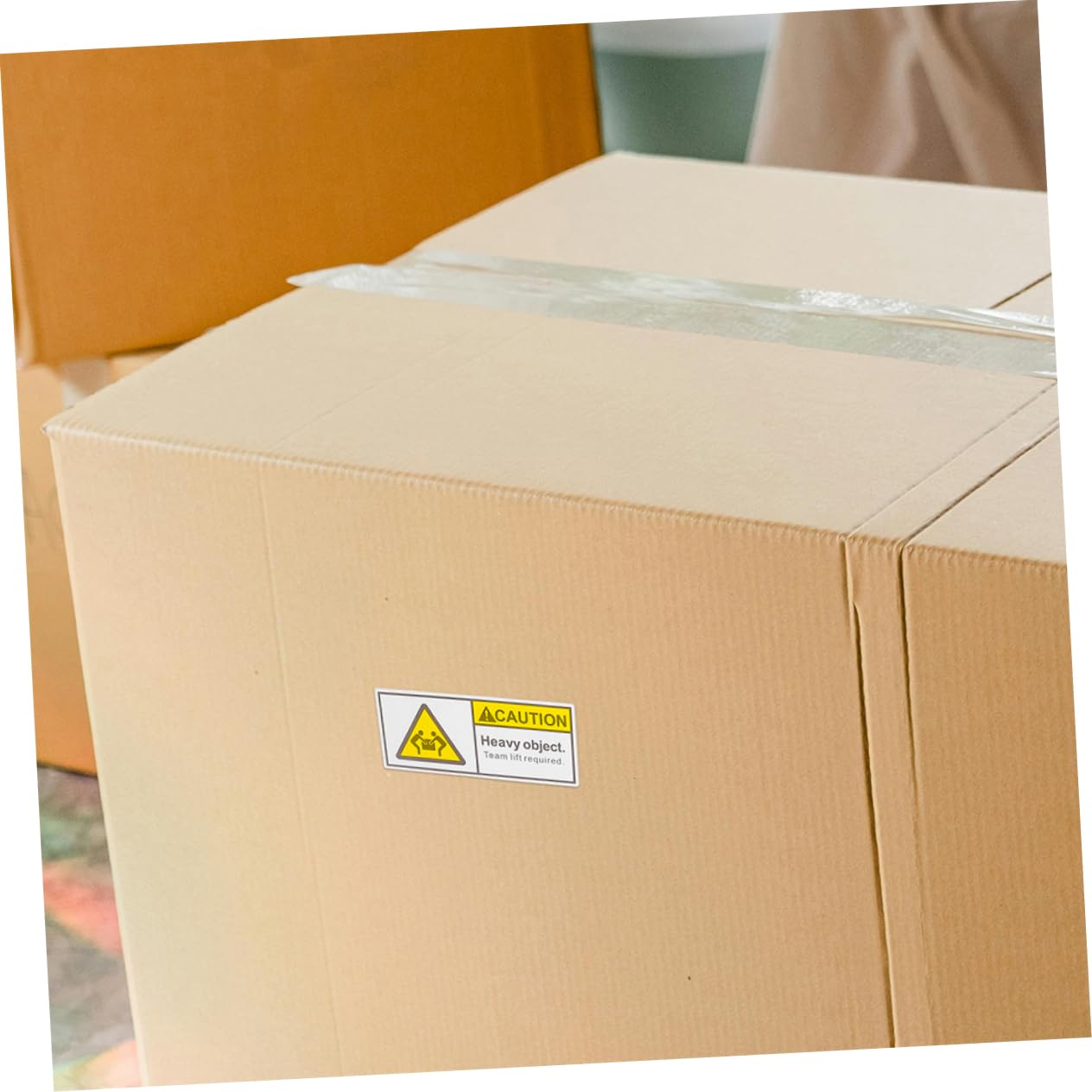 ULTECHNOVO 2rouleaux Étiquettes Avertissement Adhésives Pour Colis Lourds De Stickers Pour Pratiques Pour Déménagement Et Expédition Optimisez La Gestion Des Charges Lourdes