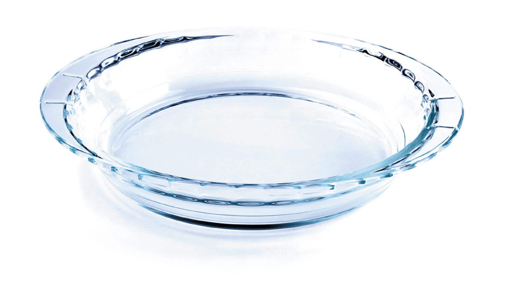 SignoraWare Bake 'N' Serve Borosilicate Glass Round Dish | Microwave & Oven Safe | High Heat Acceptance | Thermal Shock Resistance | Baking & Serving | Multipurpose | (1450ml | Clear)