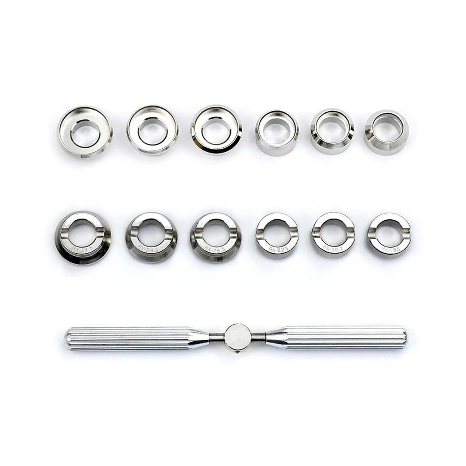 Juego de removedor Cubierta Trasera Reloj, Llave for con 6 Troqueles, Kits Herramientas reparación Relojes, Accesorios, Herramienta for para Abrir Tapa Trasera de Reloj