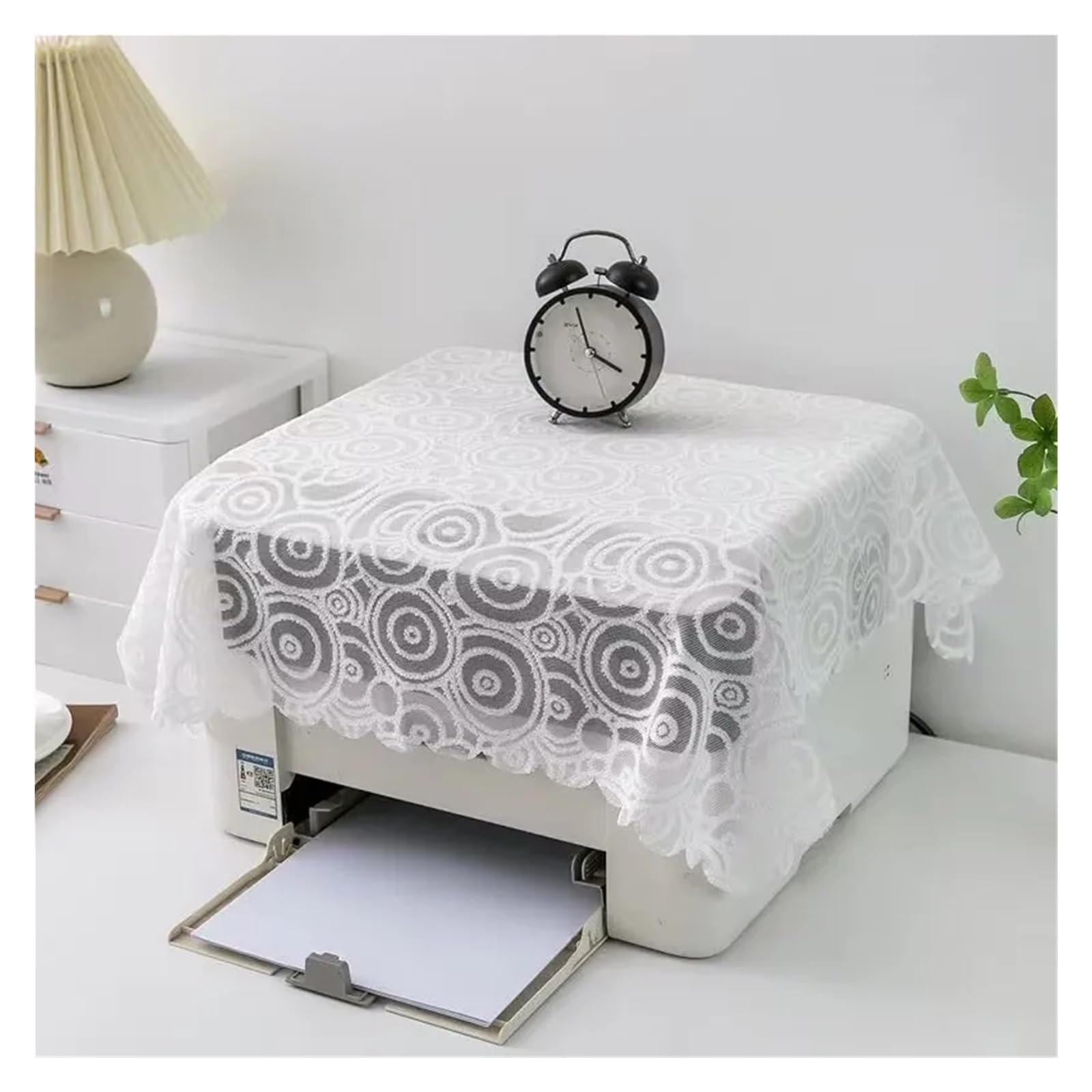 Wjiayao Color 6 Printer Dust Cover Case Printer Dust Cover Cloth Lace Home Decor Cloths Copier Fax Machine Multi-Purpose Dustproof For Various Printers Or Copiers(,70X70cm)