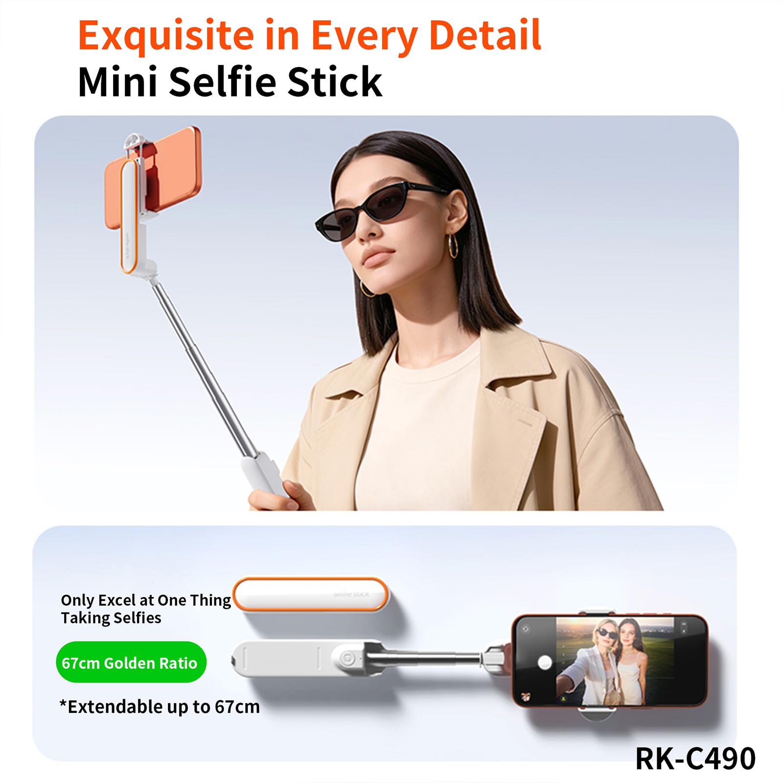 Mini Treppiede Selfie Compact Tripod Bluetooth Telecomando per All Phone | Mini Treppiede Selfie Tripod Compatto Con Telecomando Bluetooth Compatibile Phone Android E Rotazione 360