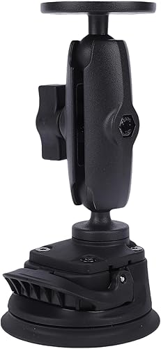 Drfeify Soporte de ventosa de doble bola, soporte de goma premium, soporte de automóvil ajustable de 360 grados, para uso en parabrisas de vehículos