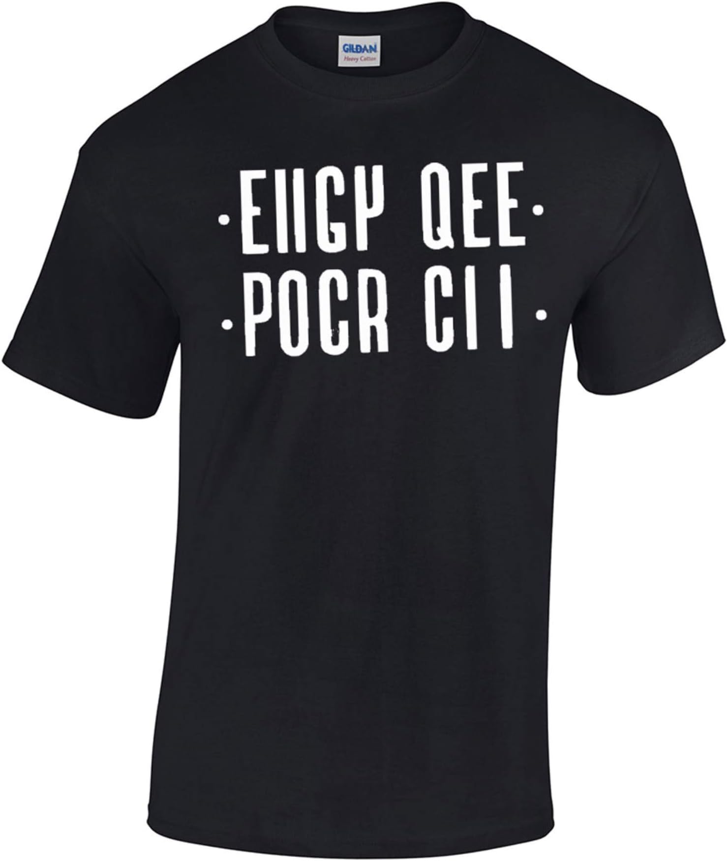 EIIGY QEE POCR CII Hidden Message (Fuck Off) T-Shirt
