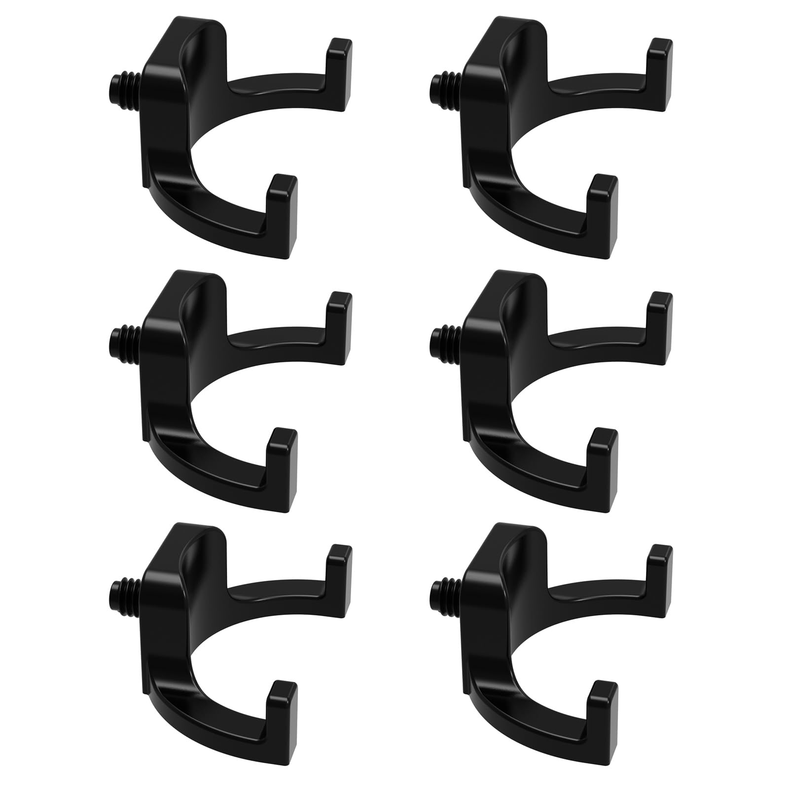 Kalttoy 6Pcs Sturdy Shed Storage Hook U Shape Designs Keeps Tool Neat in Workshops Garages Shed Hook Organize Garden Tool