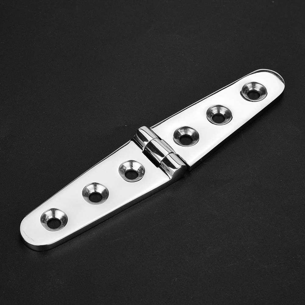 Door Hinges Universal 316 Stainless Steel Marine Boat Strap Hinge Cabin Hardware for Kayak Yacht 15230MM