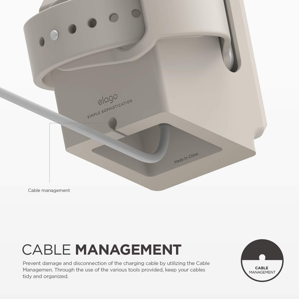 elago W3 Stand Compatible with Apple Watch Series 7 (2021), 6, SE (2020),  5, 4, 3, 2, 1 / 44mm, 42mm, 40mm, 38mm / Nightstand Mode / 1984 Macintosh  Design (Classic White) : Amazon.com.au: Electronics