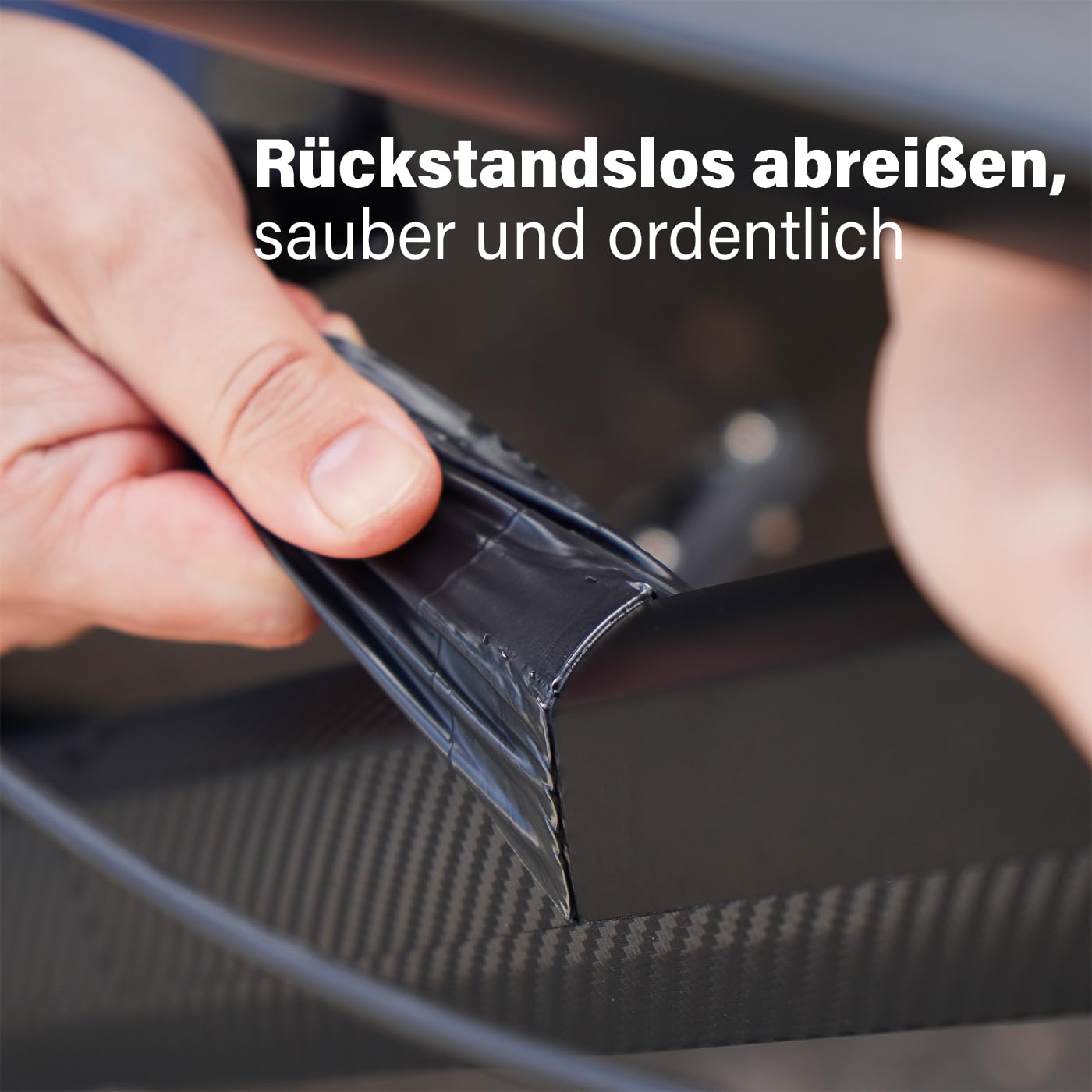 Fahrrad Rahmenschutzfolie, Fahrrad Lackschutzfolie 3 m (0,5 mm x 4" x 118"), Kohlefaser-Muster, Fahrradrahmen Lackschutz für Mountain Bike/Rennrad/Gravel/Trail/Enduro/Freeride/E-Bike/DH