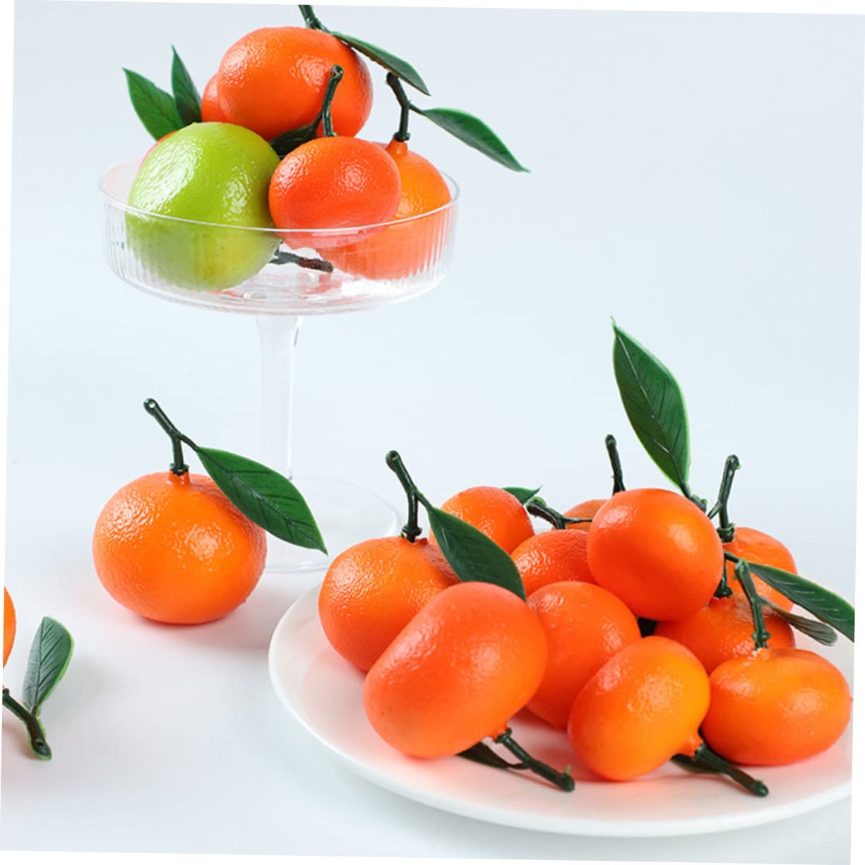 50stücke Künstliche Orangen Modelle Realistische Schaumfrüchte Für Fotografie Heimdekoration Und Spielzeug Für Kreative Arrangements Und Veranstaltungen