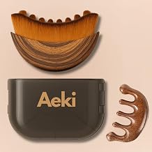 Aeki Lymphatic Contour Face Brush - Instant Visible Lifting & Sculpting, Aeki Facial Brush with 100% Gentle & Soft on All Skin | Naturally Sculpted Look,Aeki Contour Face Brush,Portable,Easy (1 Set)