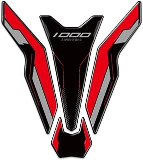 バイクステッカー サイド燃料タンクパッド に適合するヴァーシス 1000 に適合するヴァーシス1000 2017-2024 ペイント保護 ボディタンク デカール(赤,X-4)