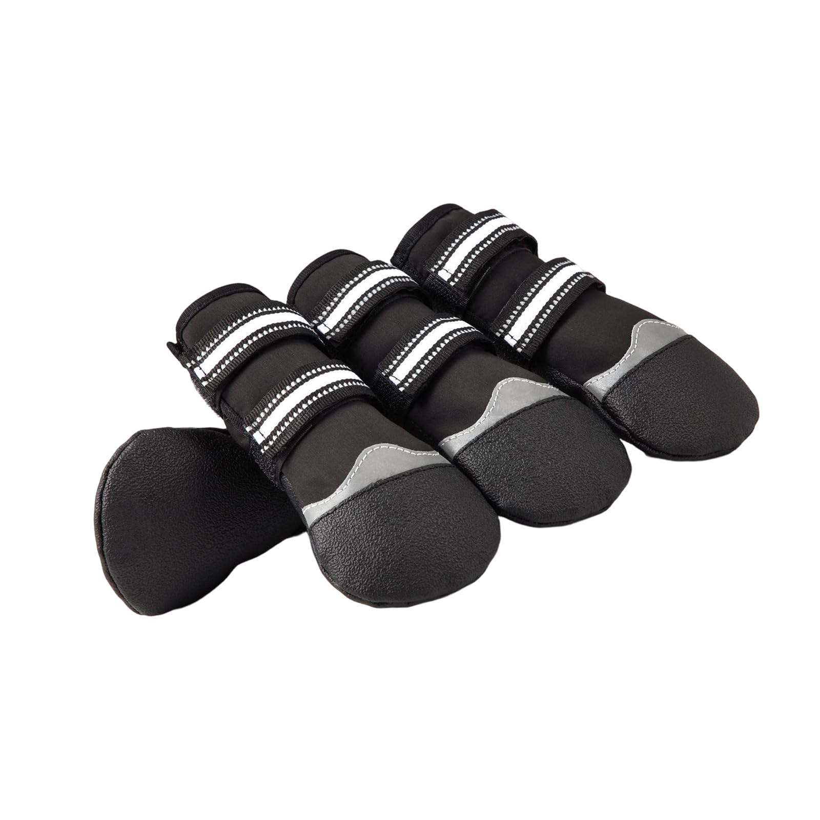 MICFENY 4Pcs Dog Shoes Feet Covers Protective Dogs Shoes Booties with Adjustable Dogs Feet Covers Paws Socks