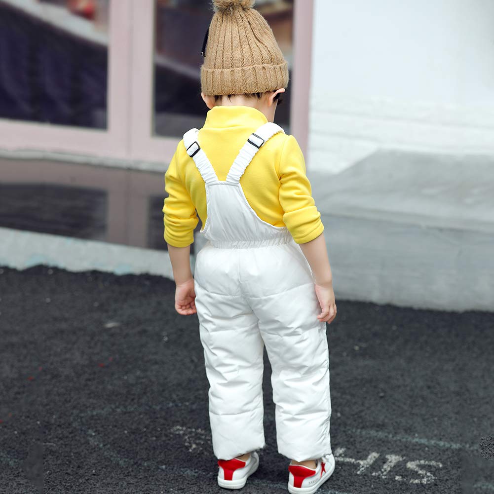 2pcs Traje de Nieve Plumas Invierno para Bebé Niños Parka Acolchada de Esquí Pantalones de Nieve