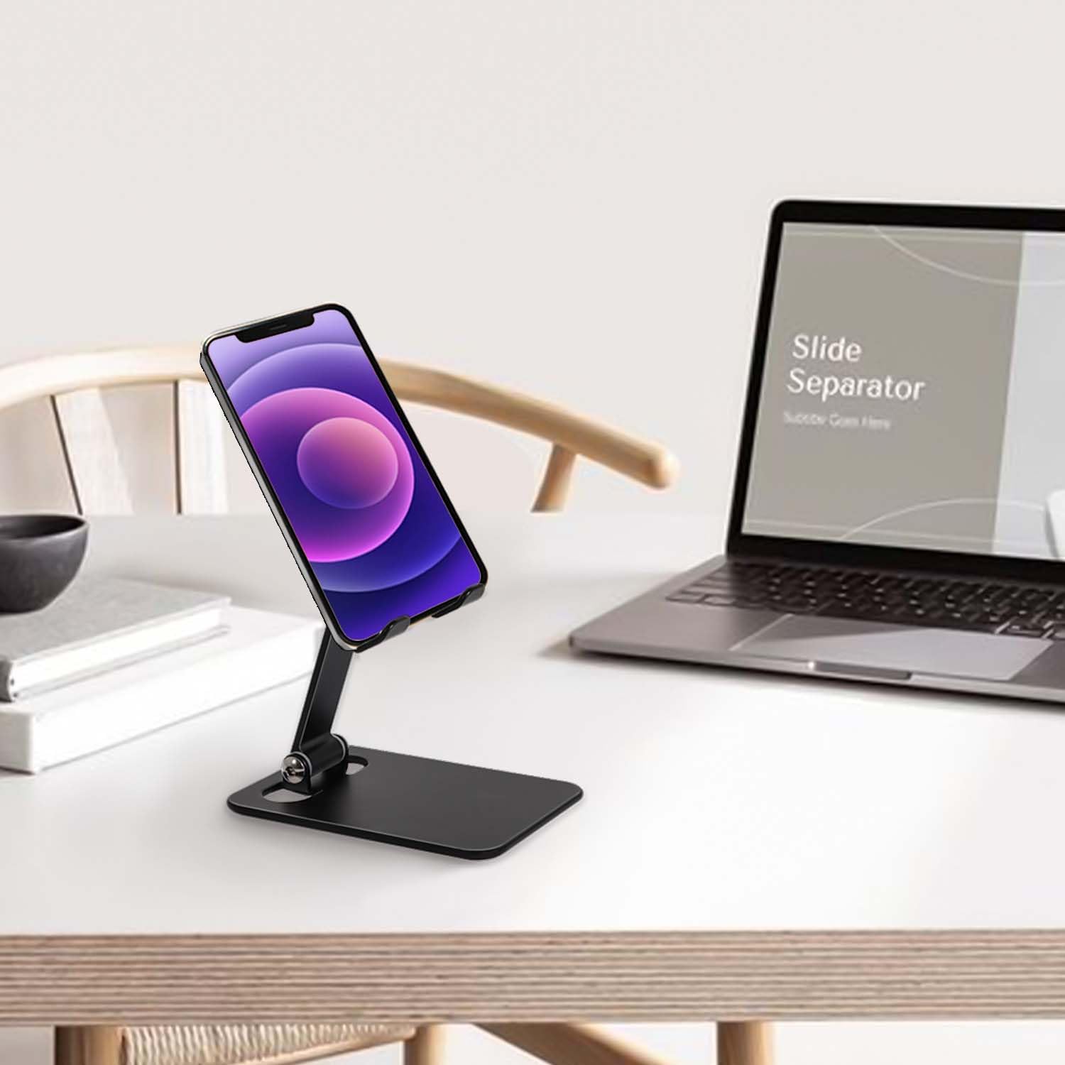 Support De Téléphone Portable 360 ° Pivotant Support De Smartphone Noir 90033023