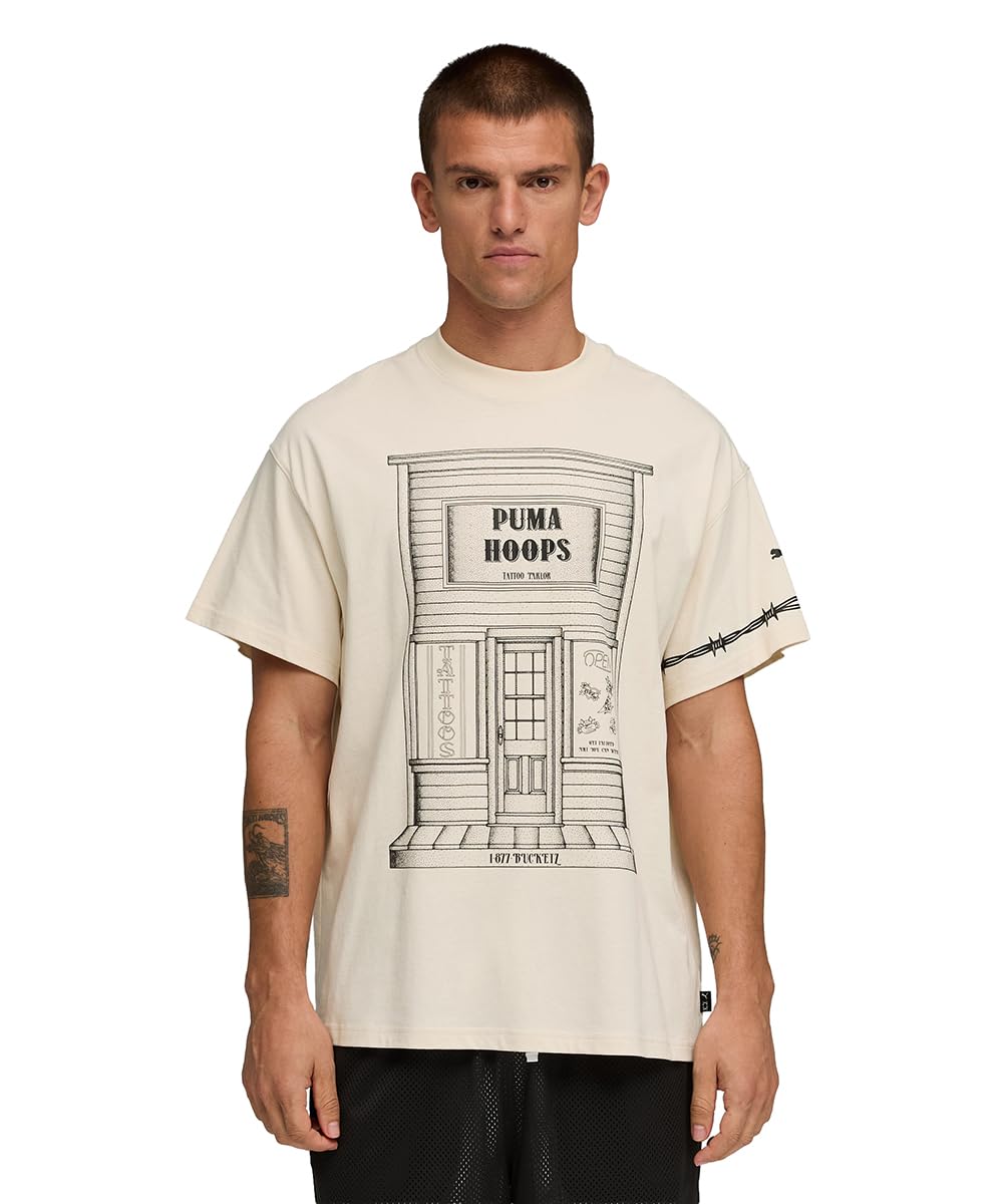 Puma Swish N'Ink męska koszulka do koszykówki oversized