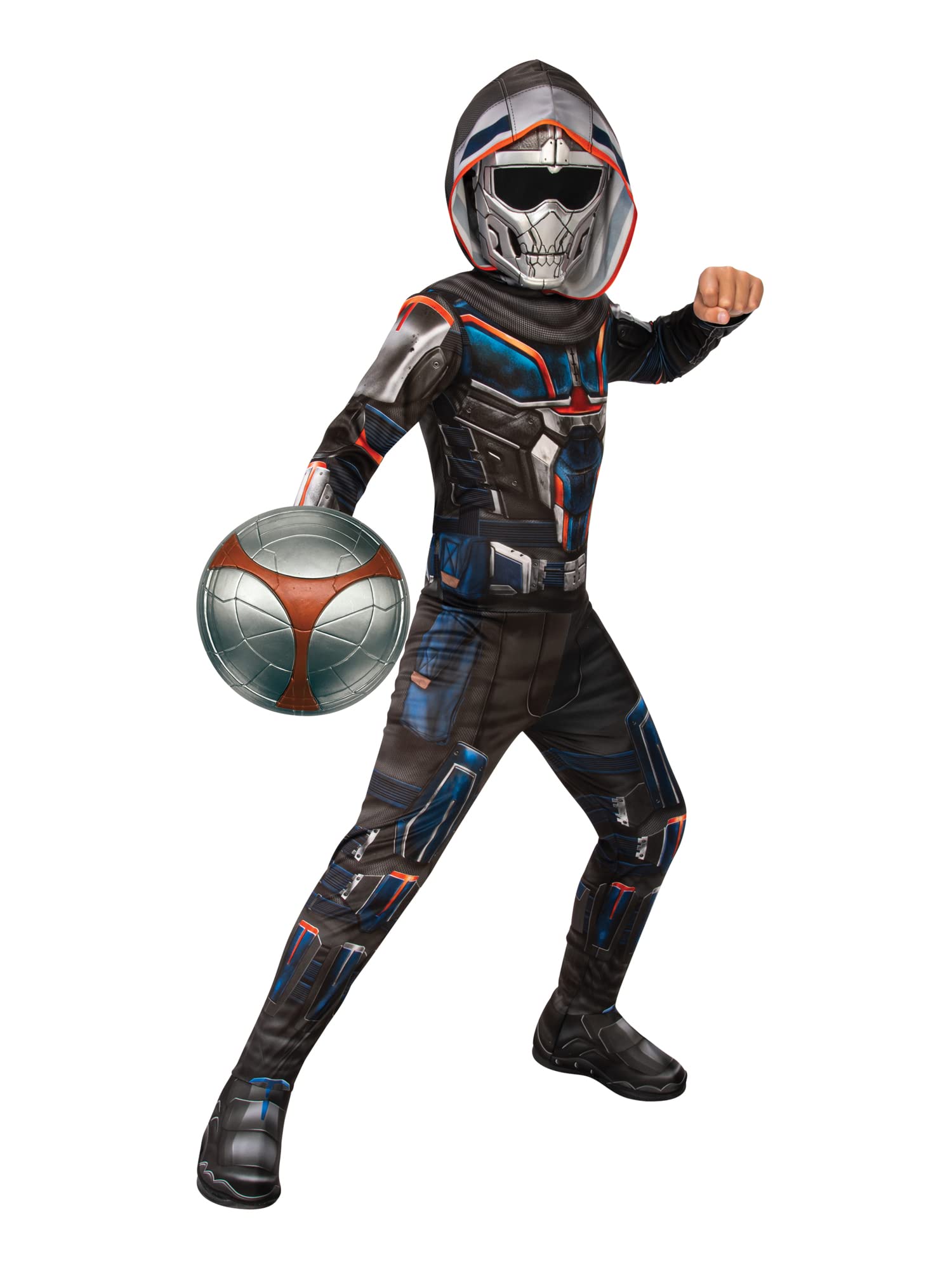 Rubies Official Marvel Black Widow Movie, Classic Taskmaster Kids Costume, Villain Fancy Dress, Childs Size Medium Age 5-7 Years Halloween Halloween