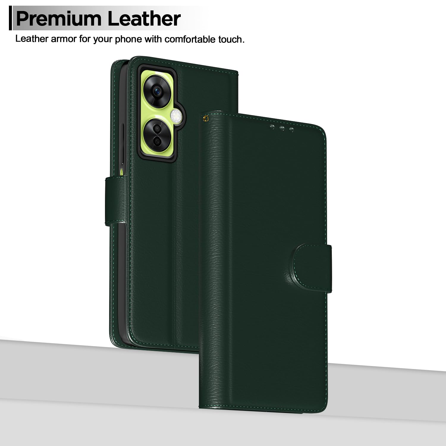 Pikkme OnePlus Nord Ce 3 Lite Flip Cover - Leather & Protection -2