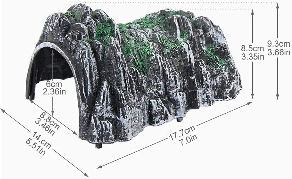 SD04 2PCS Model Train Railway Train Cave Tunnels 1:150 N Scale New image 2