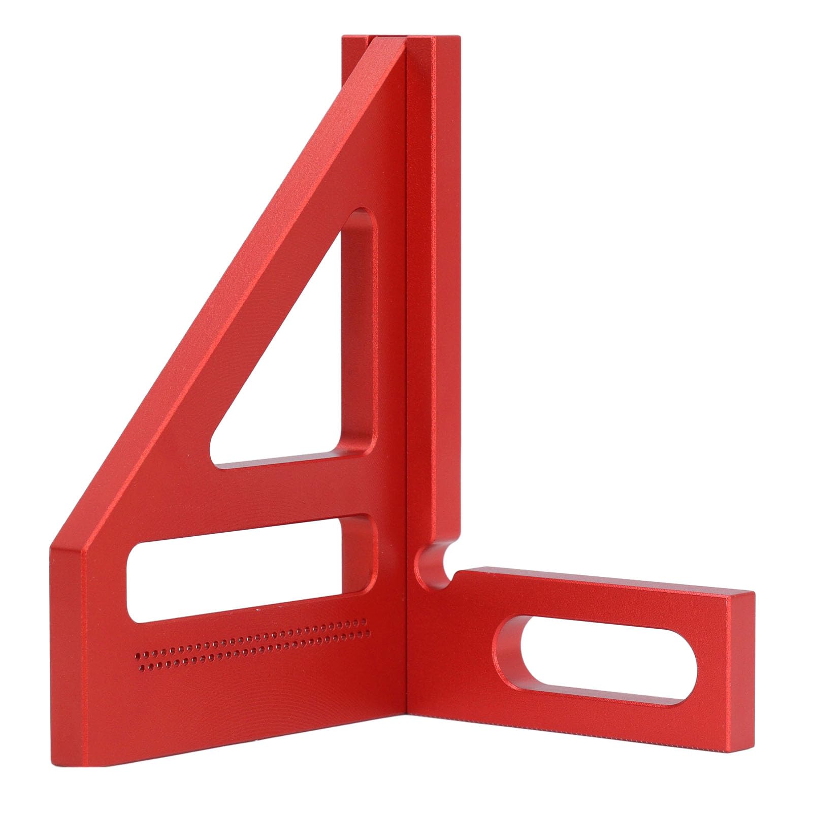Righello di misurazione 3D multiangolo 45° 90° in Lega di Alluminio per Lavorazione del Legno, Squadra, goniometro, Righello Triangolare ad Alta precisione