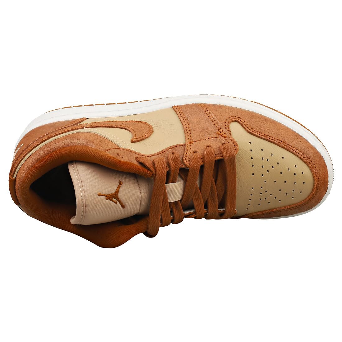 Jordan FJ3453 200 Chaussures basses pour femme 1 Low SE Legend MD Marron/café, Legend Md Brown/Legend Coffee, 42 EU