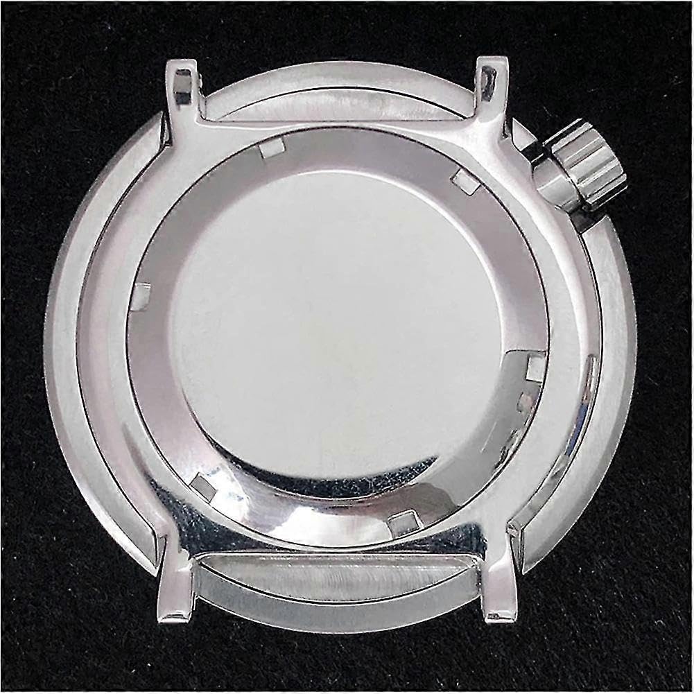 Caja de acero inoxidable de cristal mineral de 45 mm para reloj Nh35/NH36, modificación de movimiento mecánico, parte W