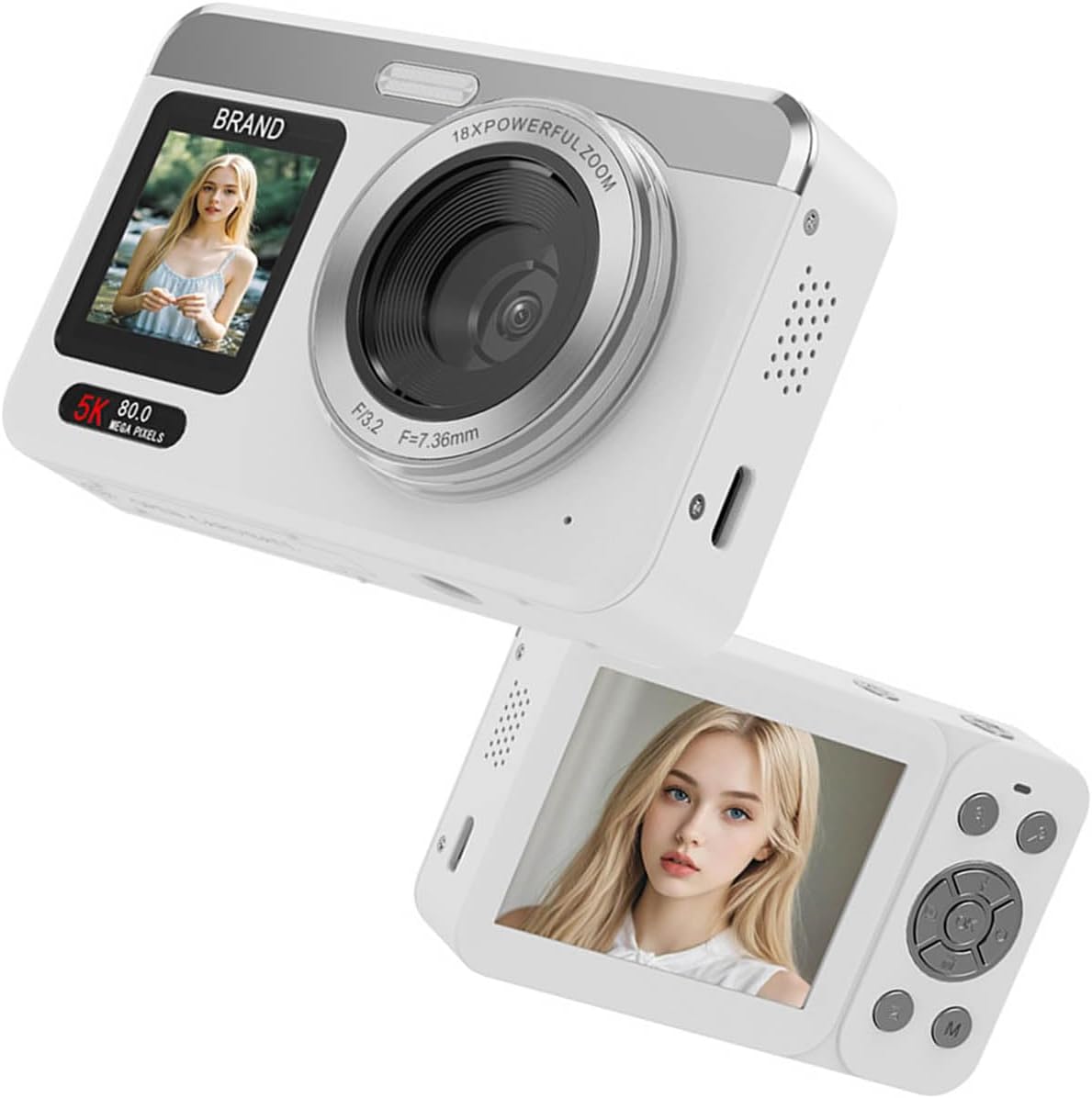 80MP Smart Digital Camera Instanting Long-Lasting Power Auto Focus for & Adventures Action Camera