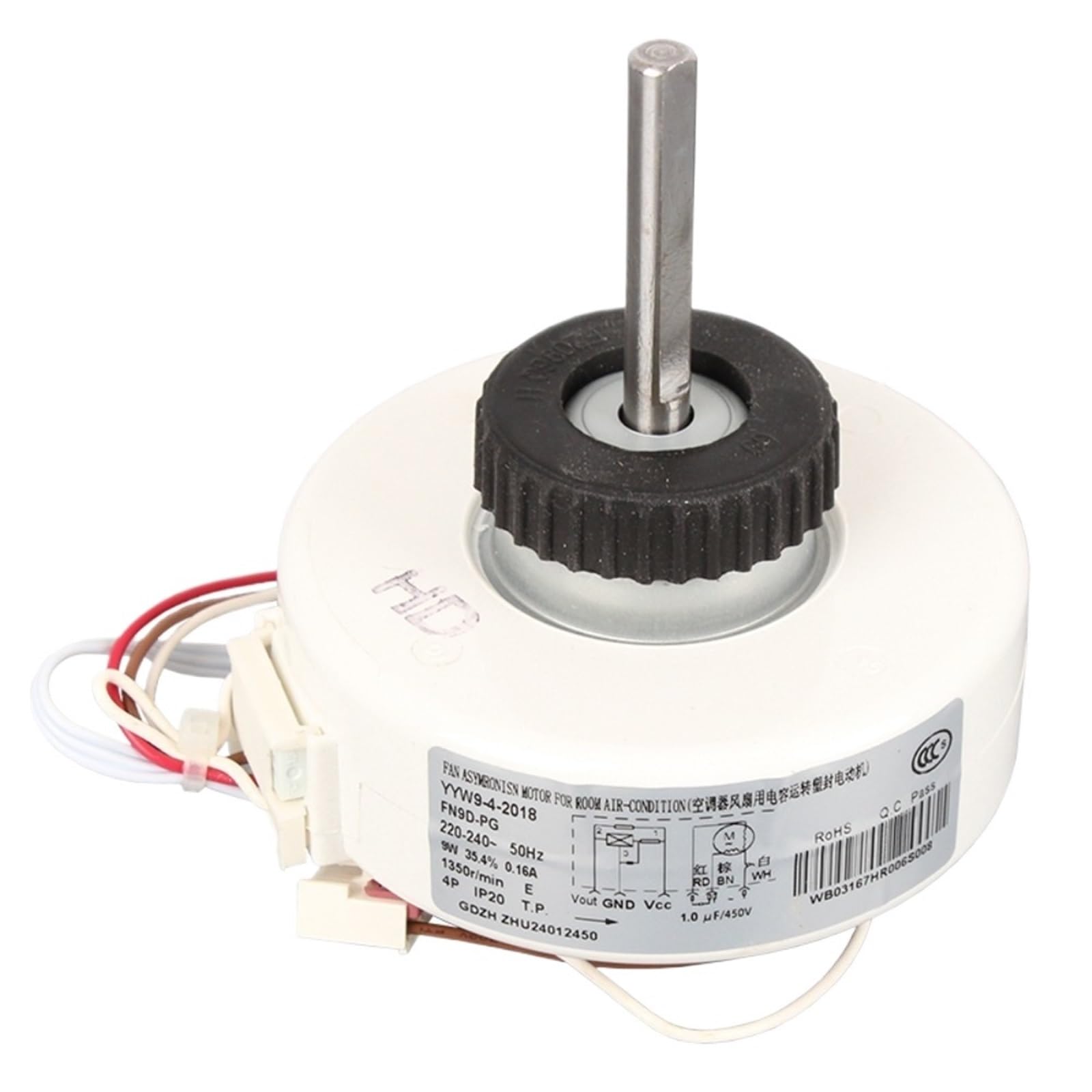 BONZMXDKHQ 1pcs YYR9-4A1-PG FN9D-PG Indoor Unit AC Fan Motor Air Conditioner Conditioning Spare Parts