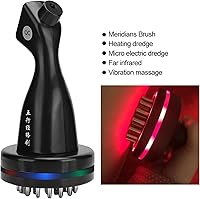 Vista 5 de Cepillo de masaje meridiano eléctrico, Masajeador corporal de acupresión de masaje Gua Sha eléctrico, Máquina de raspado de calefacción por